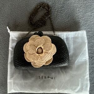 Serpui Mia Flower Clutch Crossbody